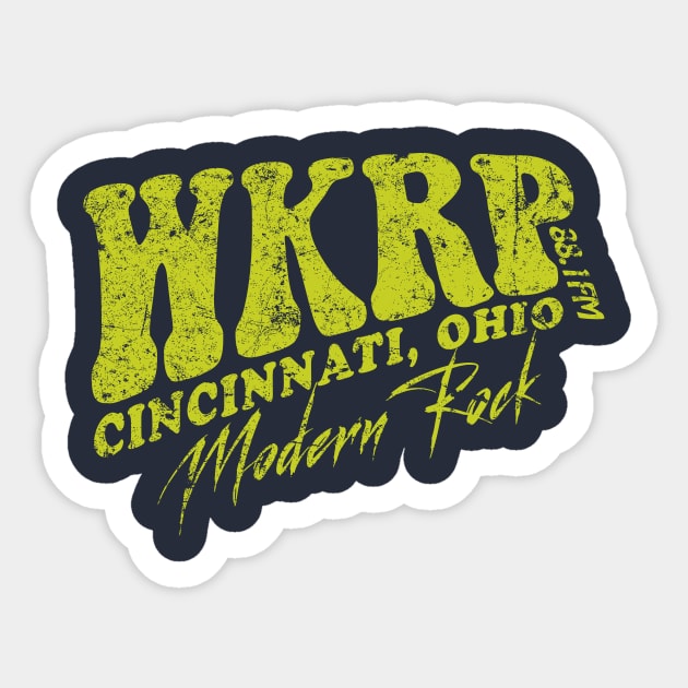 WKRP in Cincinnati Sticker by MindsparkCreative